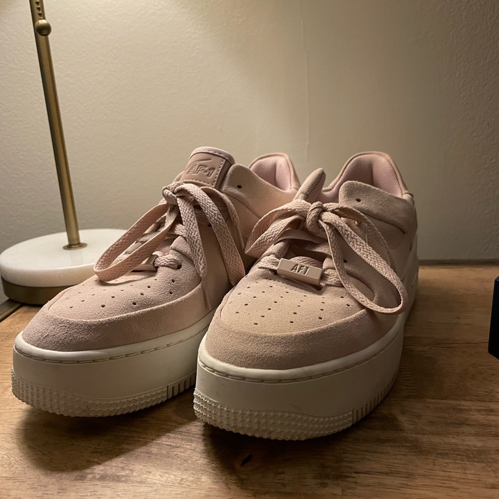 Pink Nike AF1s - like new!